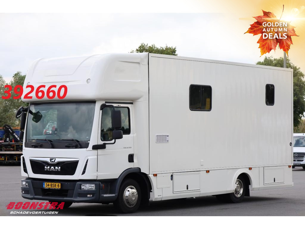 MAN  TGL 8.190 Robrise Horsetruck 2 Pferde Wohnmobil Camera 61.047 KM!