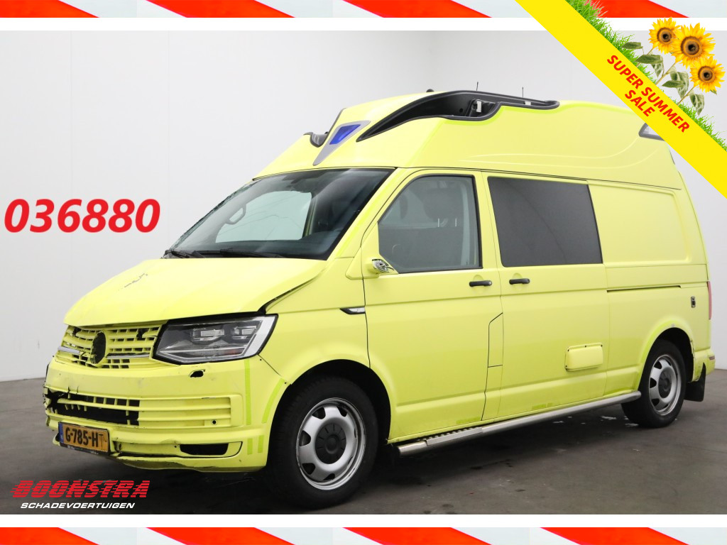 Volkswagen Transporter 2.0 TDI 205 PK DSG RTW Ambulance LED Leder Cruise PDC