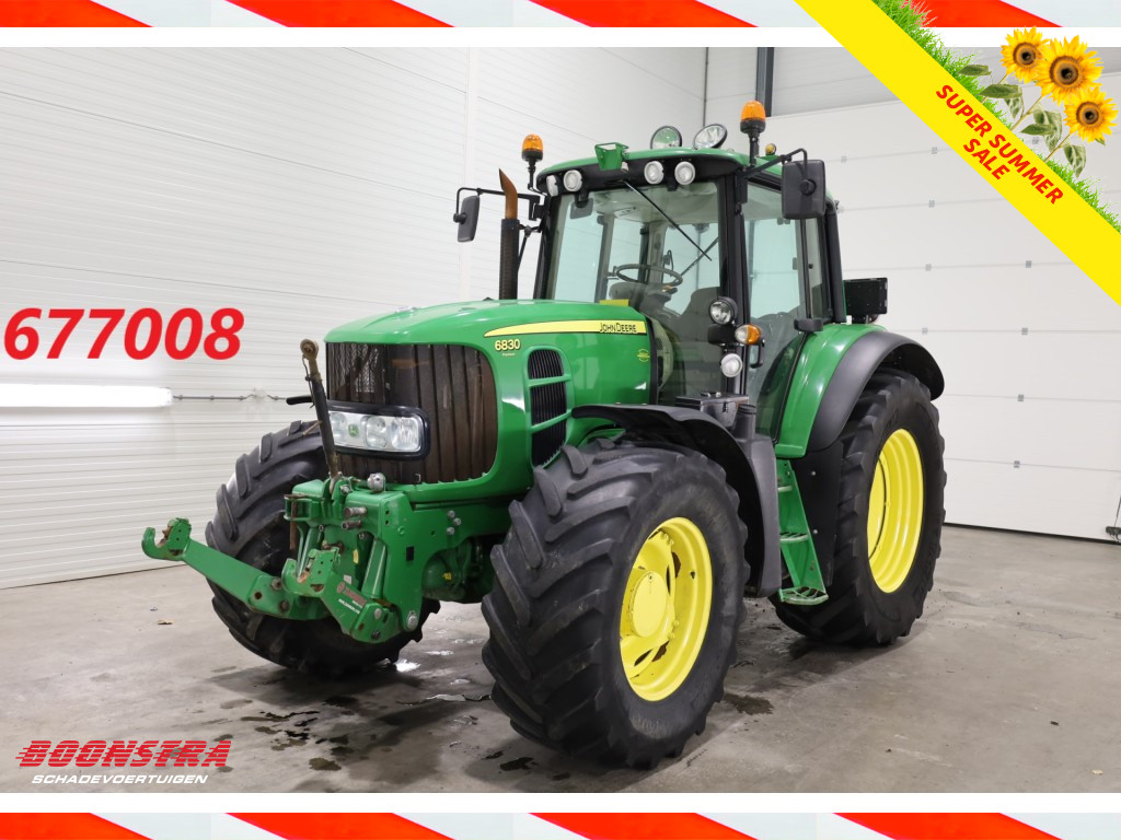 John Deere  6830 Premium Front PTO Airco BY 2011