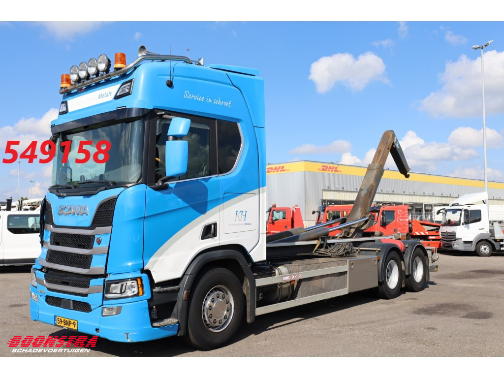 Scania  R500 6X2 Retarder VDL Haakarm Standclima Leder Navi Camera