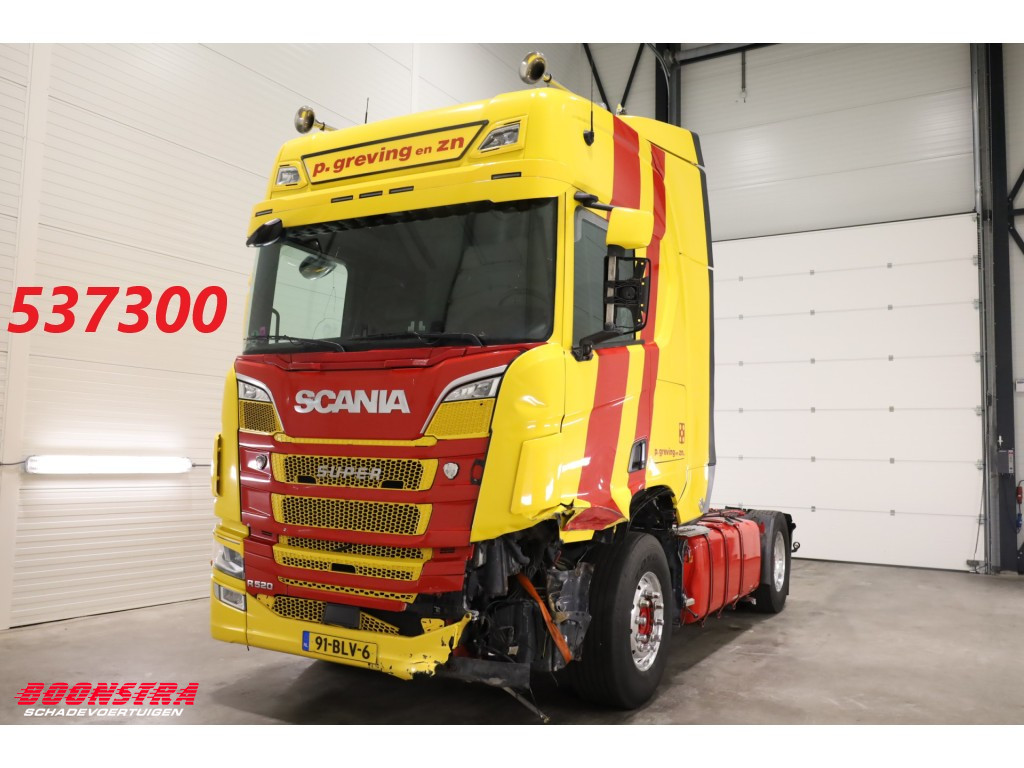 Scania  R520 V8 Alcoa Leder Standairco
