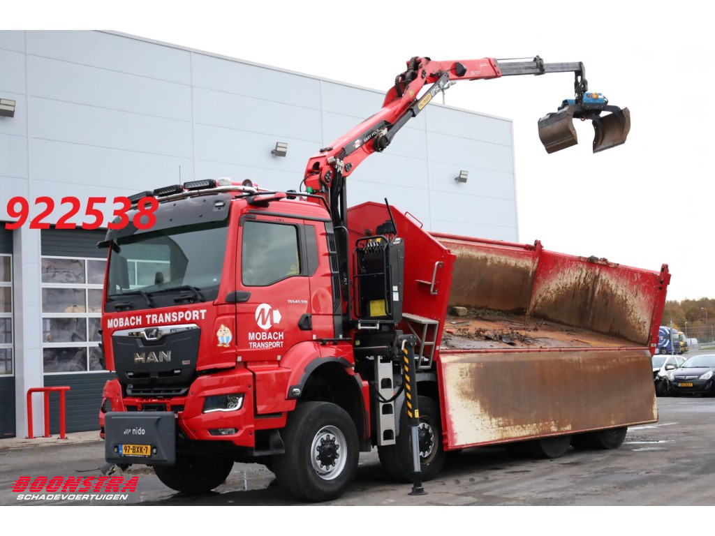 MAN  TGS 43.510 8X8 Widespread Palfinger Q170Z84TI Kran 62.358 km!!