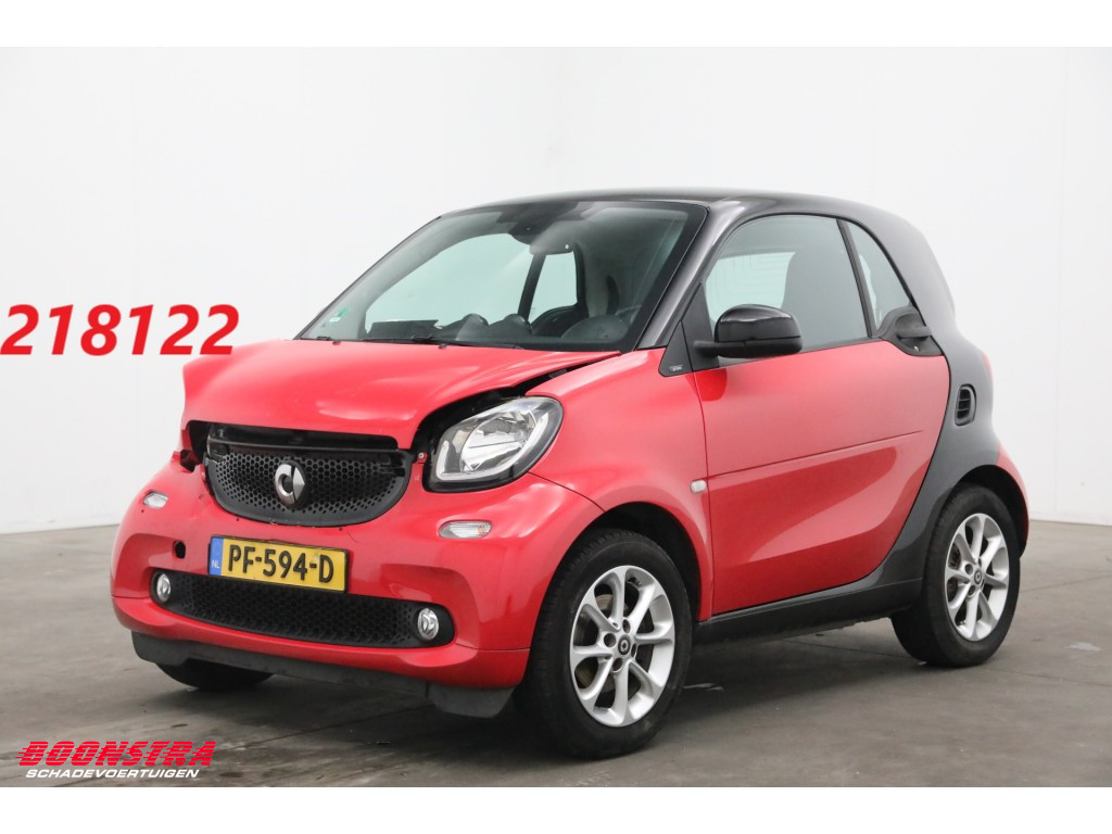 Smart Fortwo 1.0 Turbo Aut. Prime Schuifdak Leder Navi Clima Cruise Camera SHZ 46.516 km!
