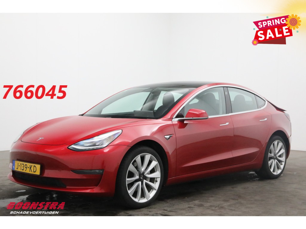 Tesla Model 3 Long Range AWD 75 kWh Pano LED ACC Leder Camera