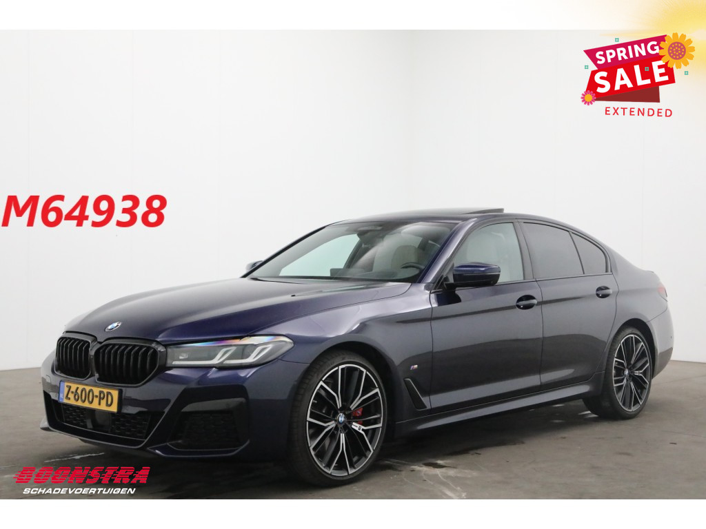 BMW 5 Serie 520d M-Sport Pro Schuifdak LED ACC HUD Memory H/K 360° SHZ