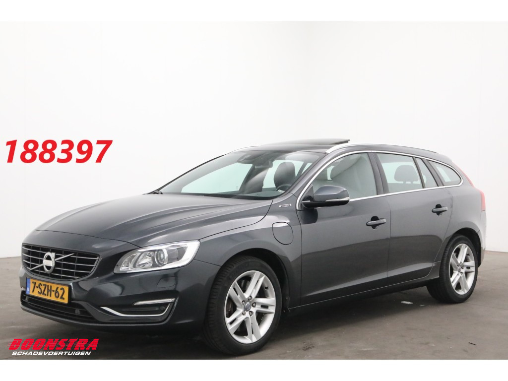 Volvo V60 2.4 D6 AWD Plug-In Hybrid Summum Schuifdak Memory Leer Camera SHZ AHK