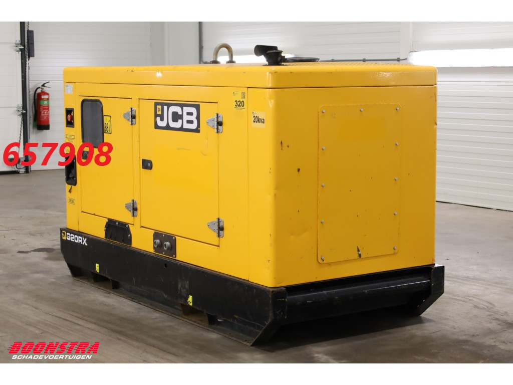 JCB  G20RX G22QX 20kVA Aggregaat Genset BY 2017