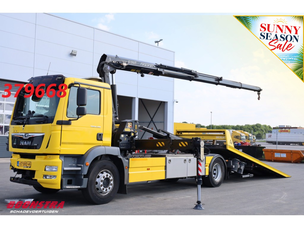 MAN  TGM 15.290 Falkom FAS 5000 Fassi F170AT 2X Winde Aufbau/Kran 2020!!