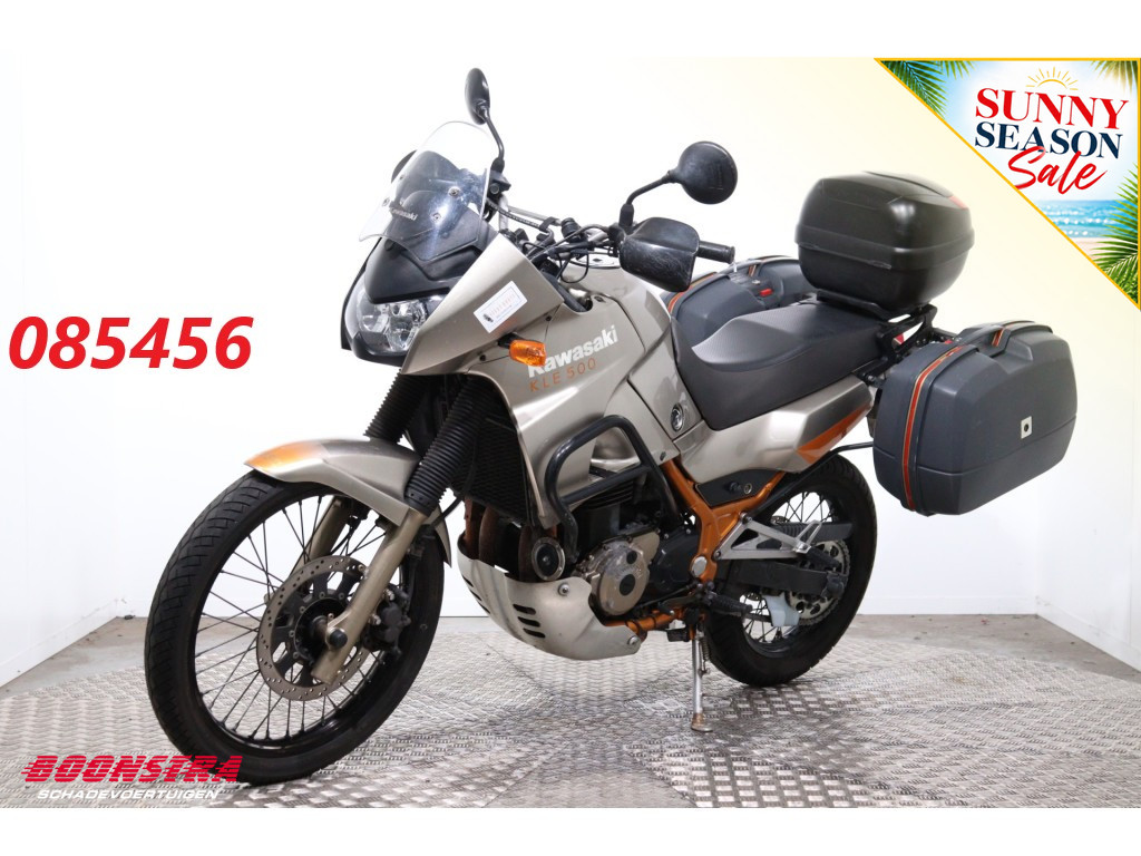 Kawasaki  KLE 500 3X Koffer Heizgriffe Orig. NL!