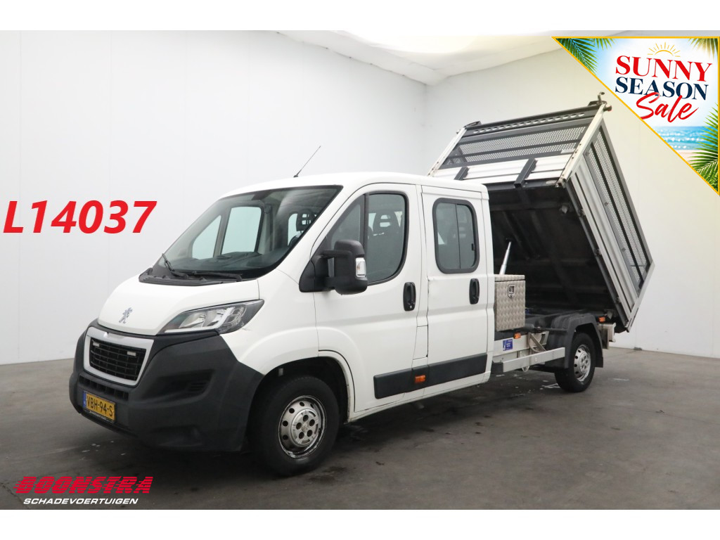 Peugeot Boxer 2.0 HDI Kipper DoKa 7-Pers. Airco AHK 142.333 km!
