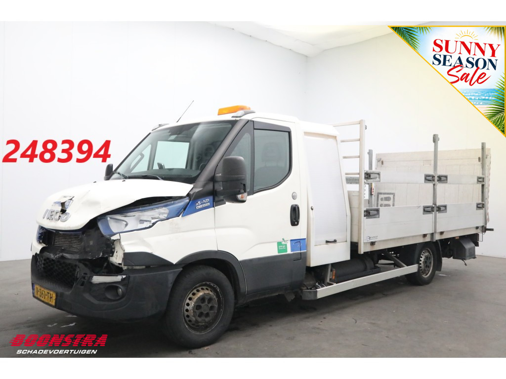 Iveco Daily 35S14 CNG Hi-Matic Flatbed LBW Air Suspension Camera 125,553 km