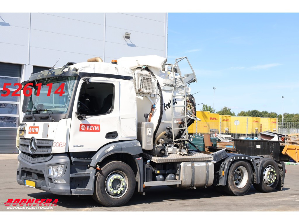 Mercedes-Benz  Actros 2543 LS 6X2 Koks EcoVac Euro 6 124.445 Km!!