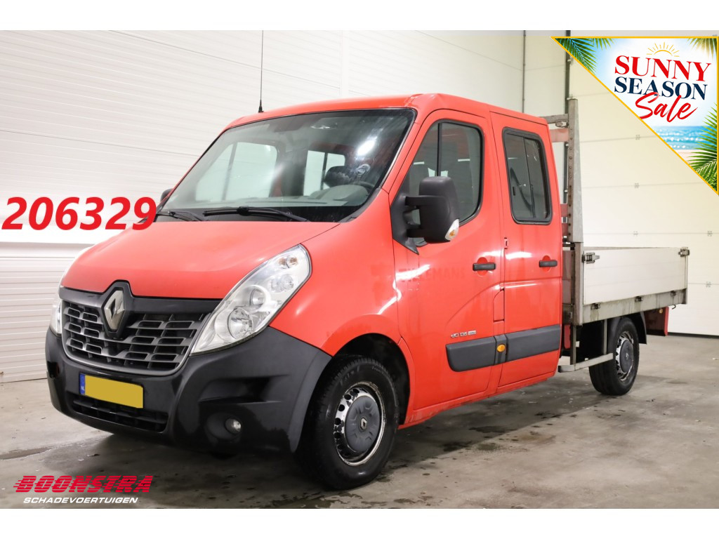 Renault Master 2.3 dCi DoKa Pritsche 6-Pers. Leder Airco Cruise