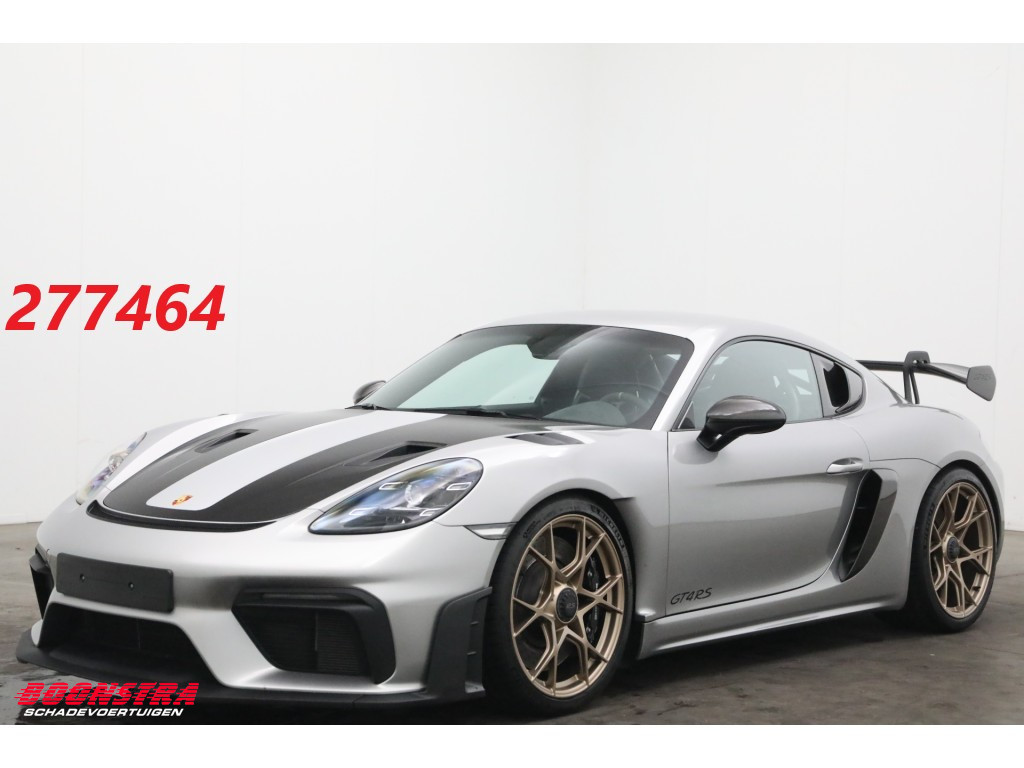 Porsche 718 Cayman GT4 RS Clubsport Weissach 4.0 PDK Sport Chrono Carbon Lift vPDLS+ PASM