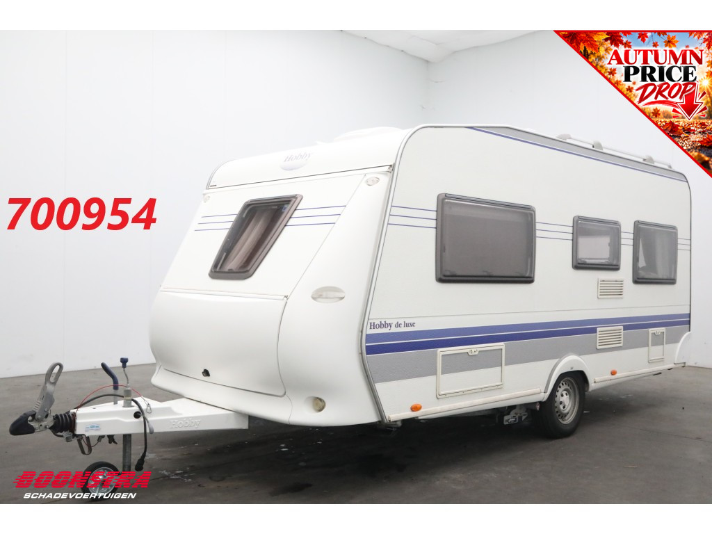 Hobby  De Luxe 460 UFE Mover Luifel Fietsendrager Lengtebed Middenkeuken