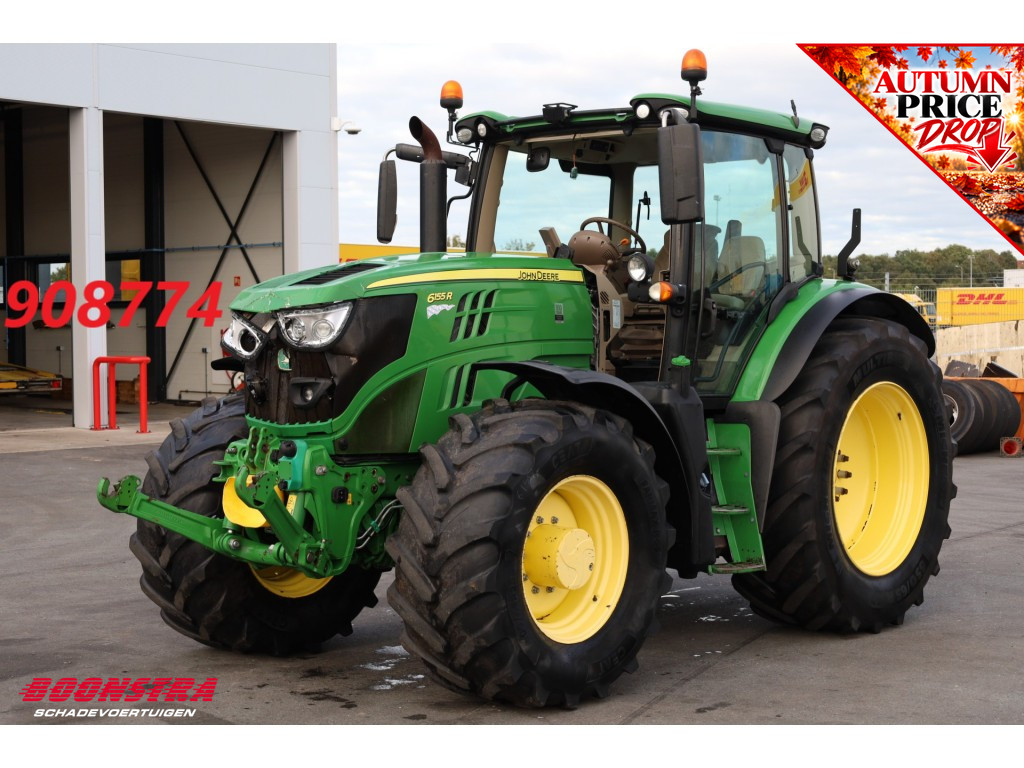 John Deere  6155R 8.168 uur BY 2018